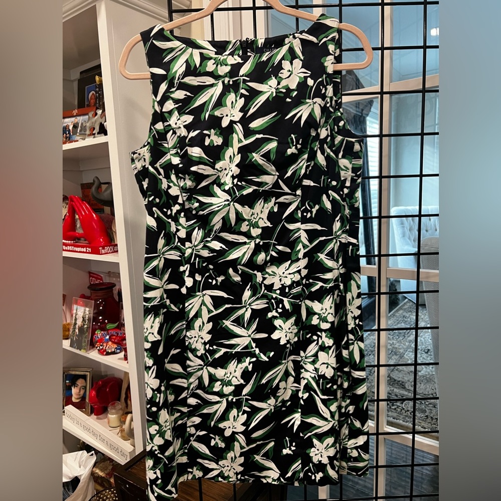 Price drop! Chaps Floral Dress Women Size 14 Sleevless Knee Length Dress